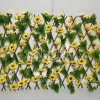 Hàng rào hoa lá giả 